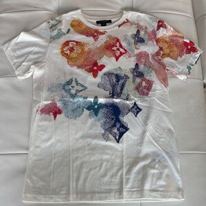 Louis Vuitton Multicolor Graphic Short Sleeve Tee